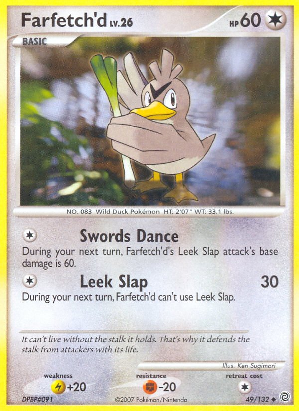 Farfetch'd (49/132) [Diamond & Pearl: Secret Wonders] - Dark Crystal Cards