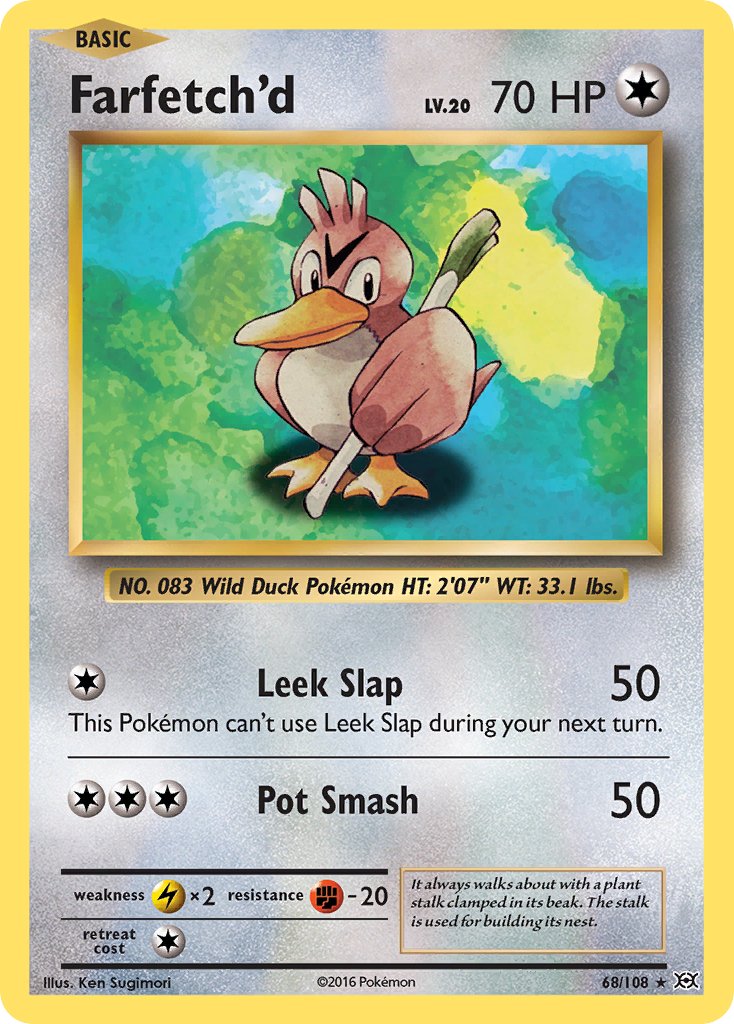 Farfetch'd (68/108) [XY: Evolutions] - Dark Crystal Cards