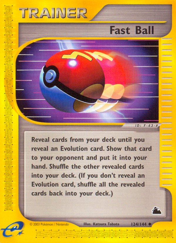 Fast Ball (124/144) [Skyridge] - Dark Crystal Cards