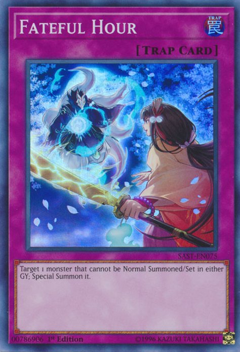 Fateful Hour [SAST - EN075] Super Rare - Dark Crystal Cards