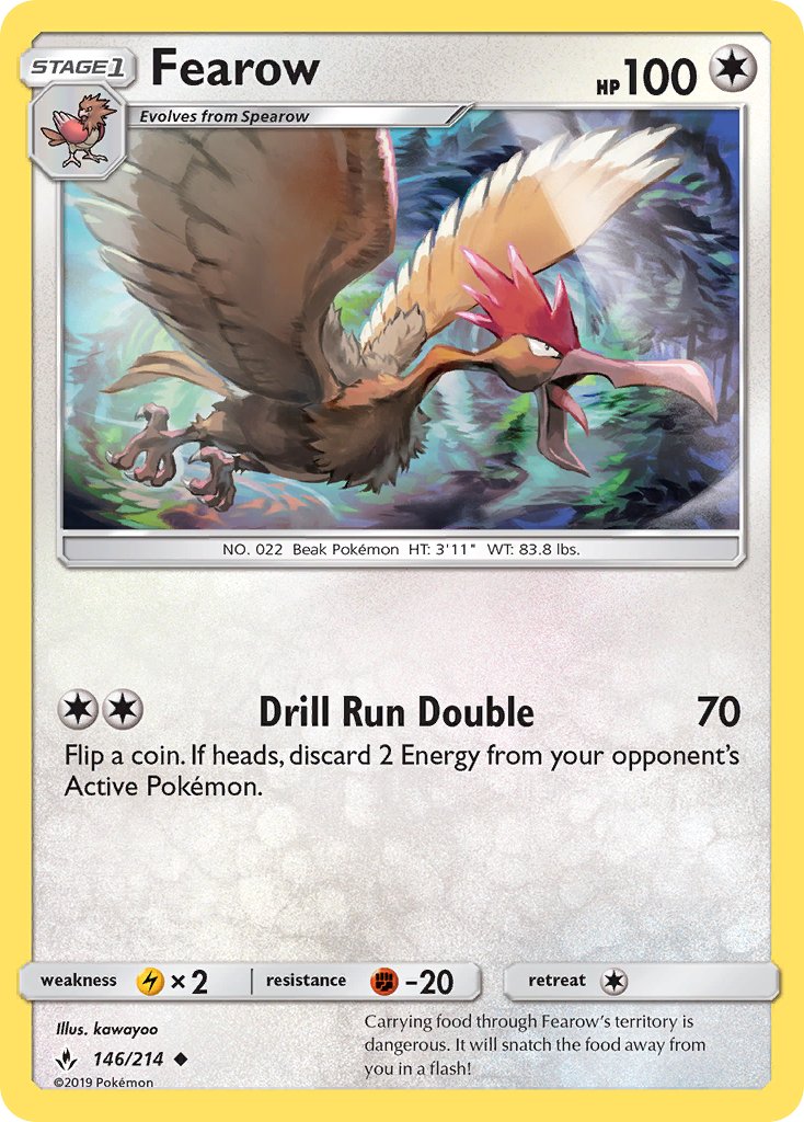 Fearow (146/214) [Sun & Moon: Unbroken Bonds] - Dark Crystal Cards