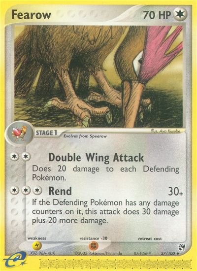 Fearow (37/100) [EX: Sandstorm] - Dark Crystal Cards