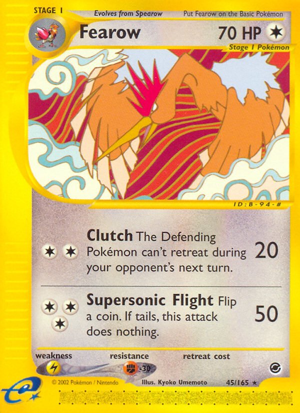 Fearow (45/165) [Expedition: Base Set] - Dark Crystal Cards