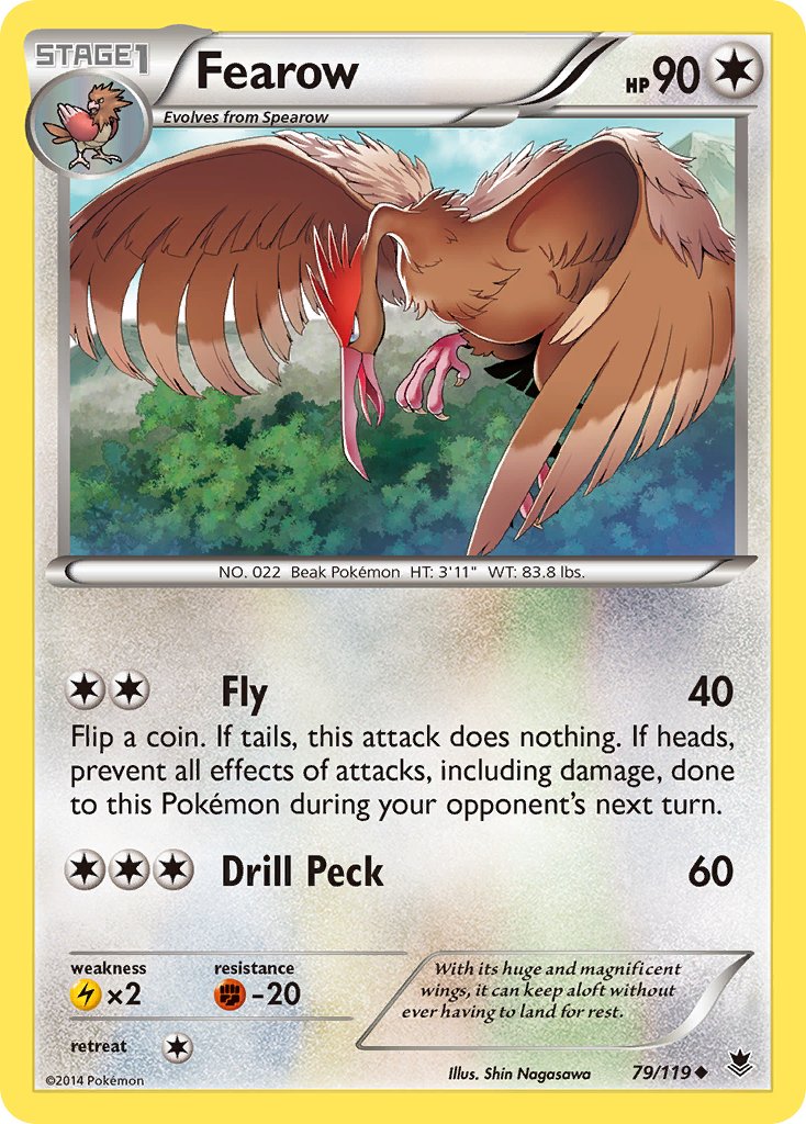 Fearow (79/119) [XY: Phantom Forces] - Dark Crystal Cards