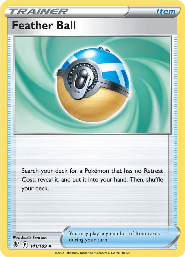 Feather Ball (141/189) [Sword & Shield: Astral Radiance] - Dark Crystal Cards
