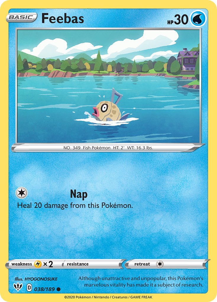 Feebas (038/189) [Sword & Shield: Darkness Ablaze] - Dark Crystal Cards