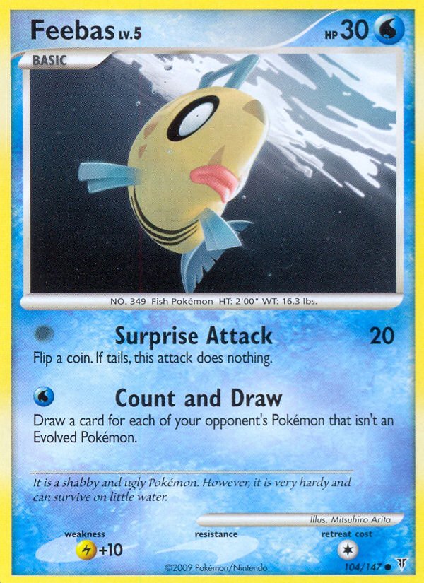 Feebas (104/147) [Platinum: Supreme Victors] - Dark Crystal Cards