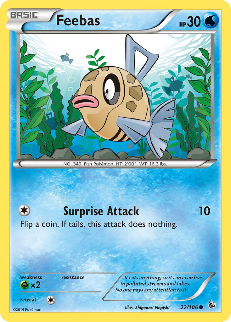 Feebas (22/106) [XY: Flashfire] - Dark Crystal Cards