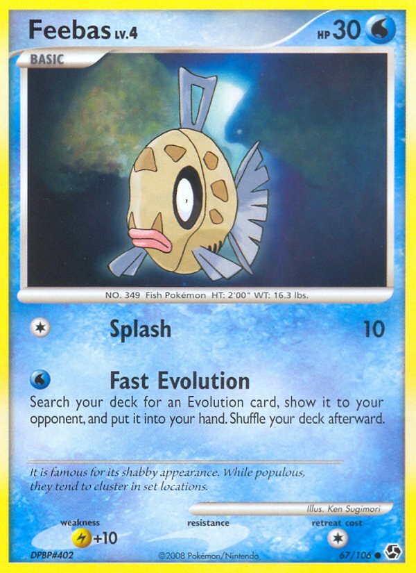 Feebas (67/106) [Diamond & Pearl: Great Encounters] - Dark Crystal Cards