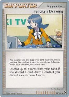 Felicity's Drawing (98/106) (Happy Luck - Mychael Bryan) [World Championships 2010] - Dark Crystal Cards