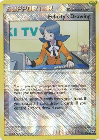 Felicity's Drawing (98/106) (League Promo) [Diamond & Pearl: Great Encounters] - Dark Crystal Cards