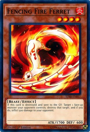 Fencing Fire Ferret [SDSB - EN017] Common - Dark Crystal Cards