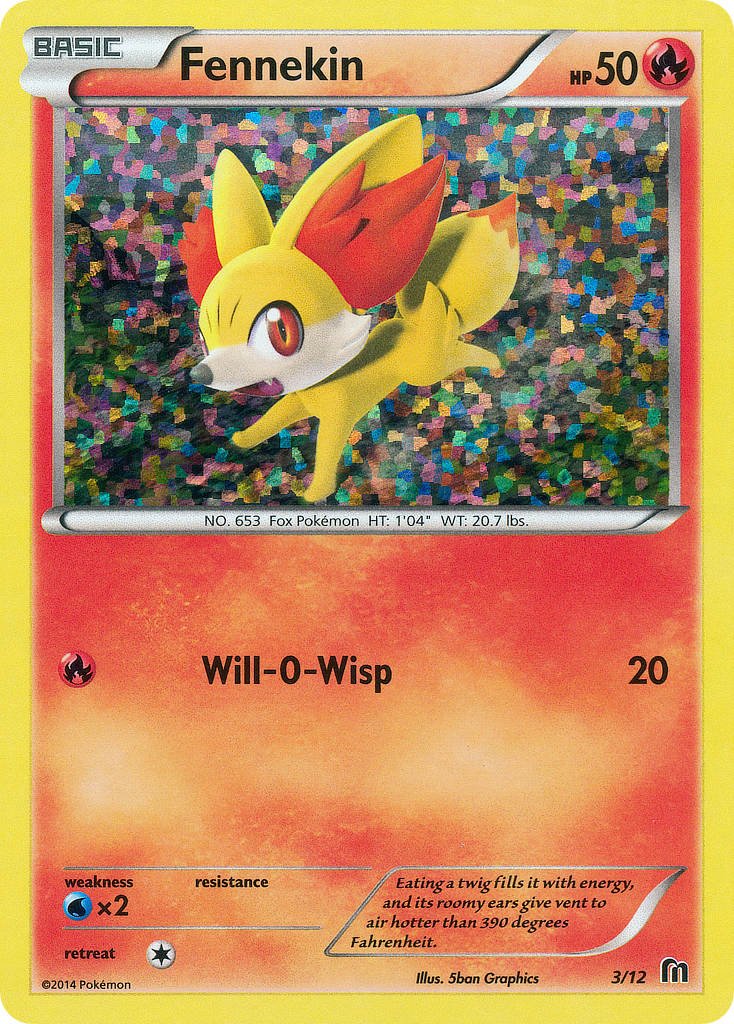 Fennekin (3/12) [McDonald's Promos: 2016 Collection] - Dark Crystal Cards