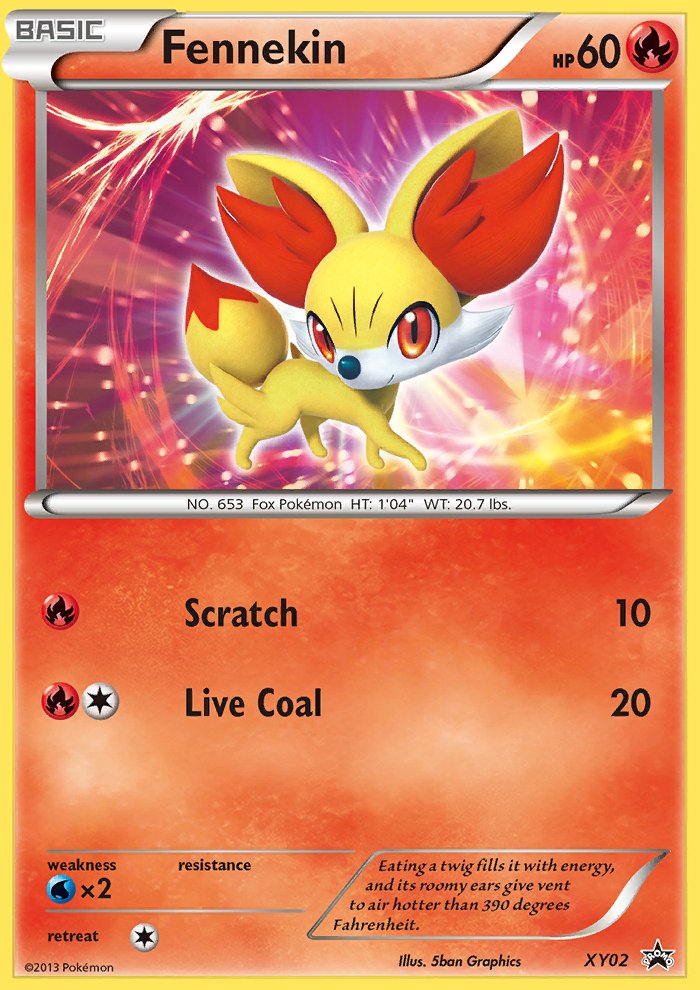 Fennekin (XY02) [XY: Black Star Promos] - Dark Crystal Cards