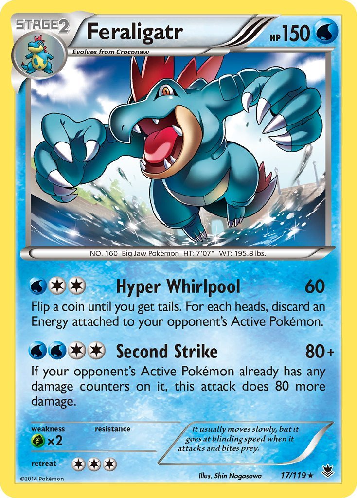 Feraligatr (17/119) [Alternate Art Promos] - Dark Crystal Cards