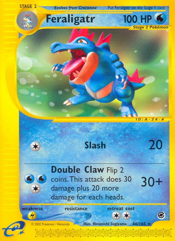 Feraligatr (46/165) [Expedition: Base Set] - Dark Crystal Cards