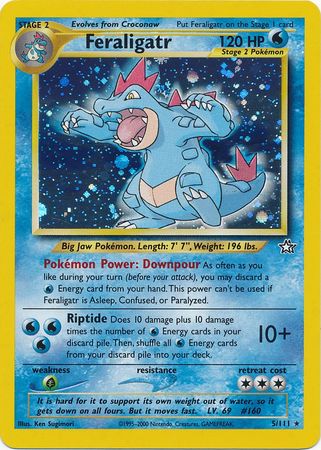 Feraligatr (5/111) [Neo Genesis Unlimited] - Dark Crystal Cards