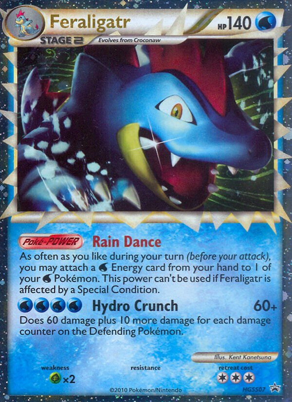 Feraligatr (HGSS07) [HeartGold & SoulSilver: Black Star Promos] - Dark Crystal Cards
