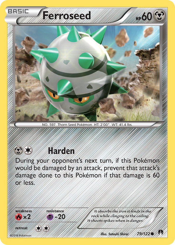 Ferroseed (79/122) [XY: BREAKpoint] - Dark Crystal Cards