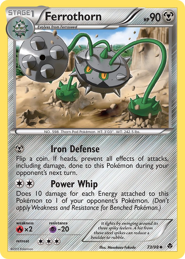Ferrothorn (73/98) [Black & White: Emerging Powers] - Dark Crystal Cards