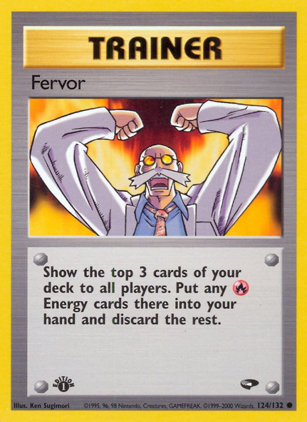 Fervor (124/132) [Gym Challenge 1st Edition] - Dark Crystal Cards