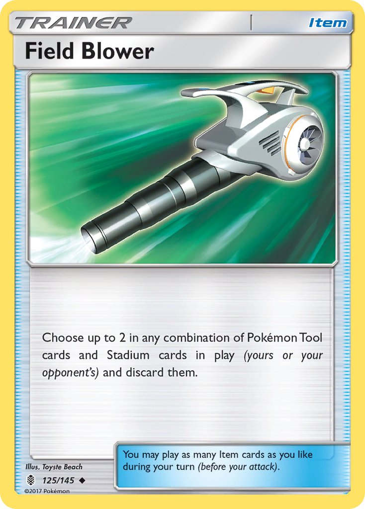 Field Blower (125/145) [Sun & Moon: Guardians Rising] - Dark Crystal Cards