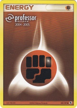 Fighting Energy (105/109) (2004 2005) [Professor Program Promos] - Dark Crystal Cards