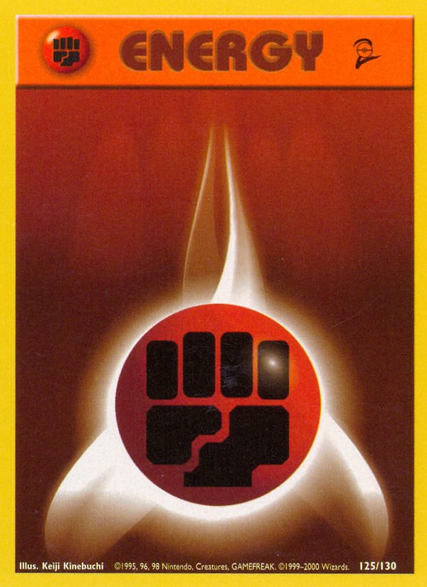 Fighting Energy (125/130) [Base Set 2] - Dark Crystal Cards