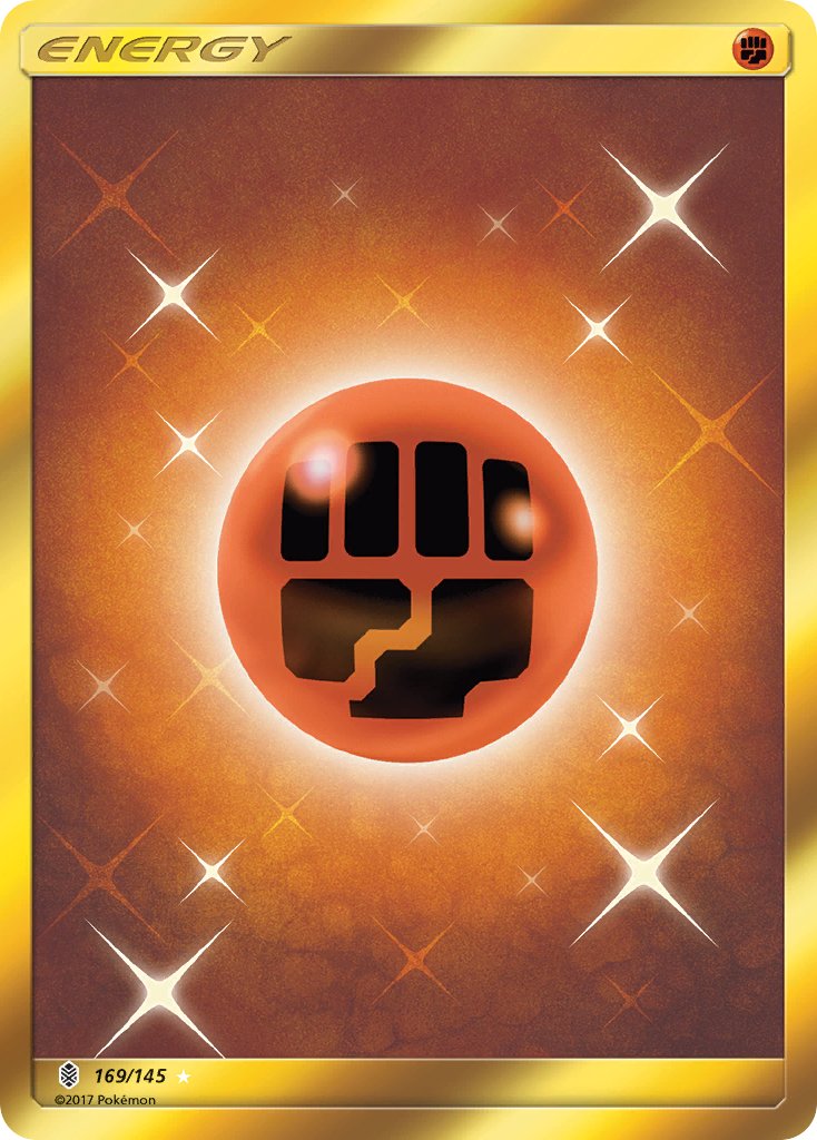 Fighting Energy (169/145) [Sun & Moon: Guardians Rising] - Dark Crystal Cards