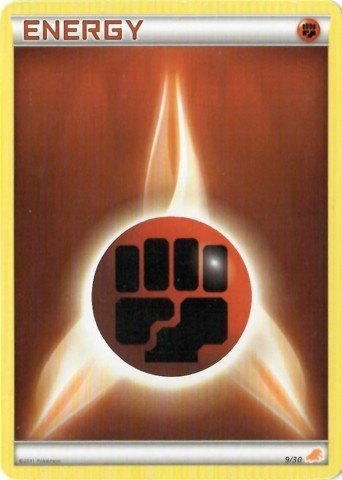 Fighting Energy (9/30) [Black & White: Trainer Kit - Excadrill] - Dark Crystal Cards
