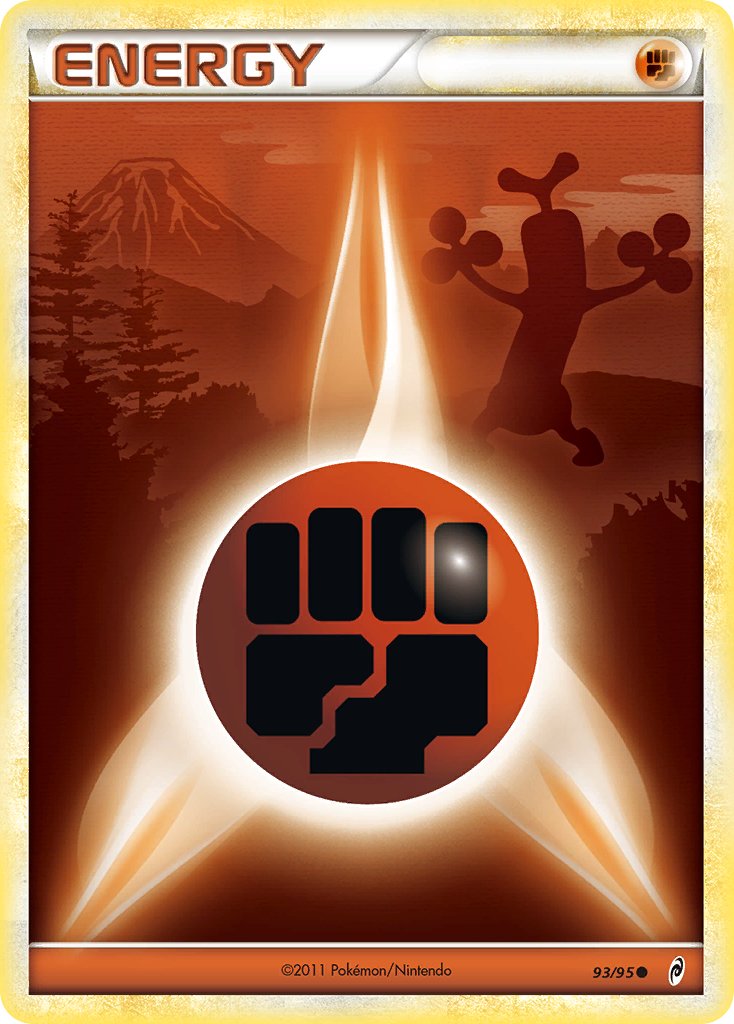 Fighting Energy (93/95) [HeartGold & SoulSilver: Call of Legends] - Dark Crystal Cards