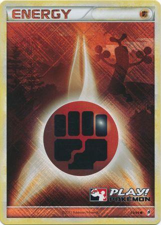 Fighting Energy (93/95) (Play Pokemon Promo) [HeartGold & SoulSilver: Call of Legends] - Dark Crystal Cards