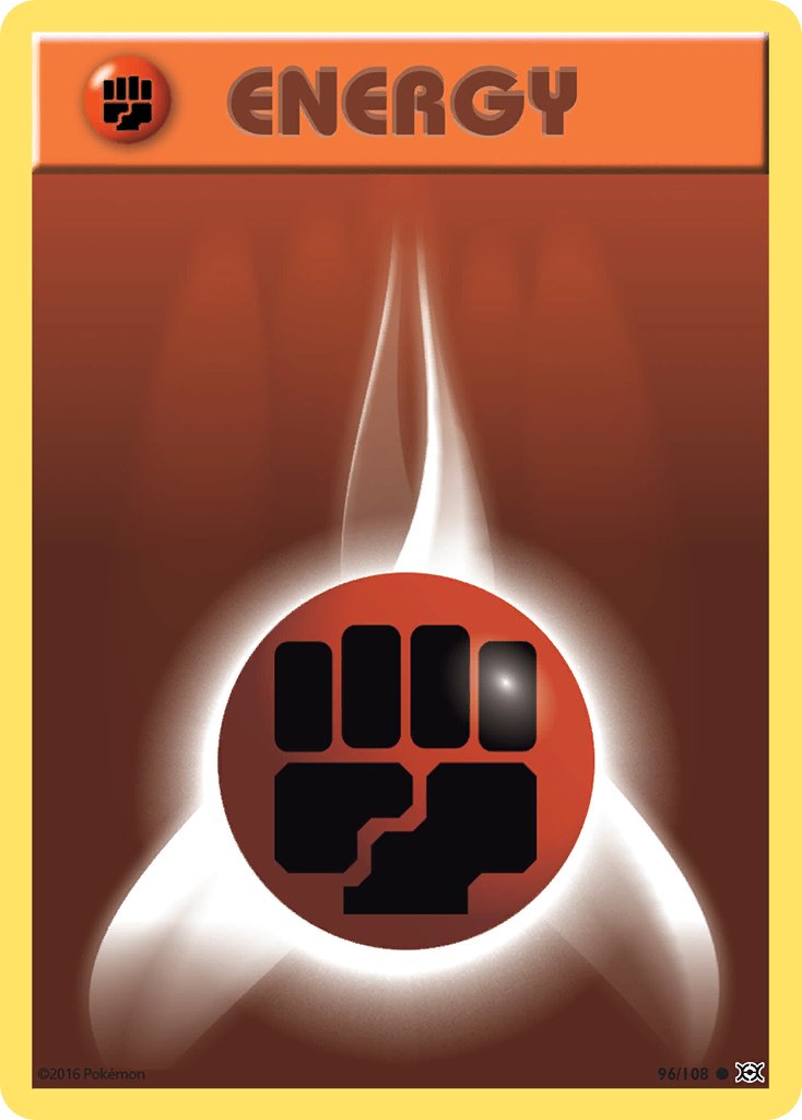 Fighting Energy (96/108) [XY: Evolutions] - Dark Crystal Cards