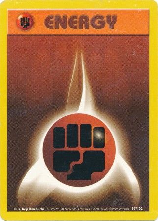 Fighting Energy (97/102) [Base Set Unlimited] - Dark Crystal Cards