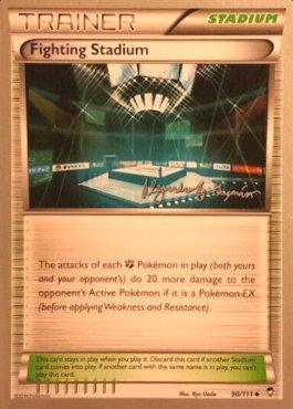 Fighting Stadium (90/111) (Primal Groudon - Alejandro Ng - Guzman) [World Championships 2015] - Dark Crystal Cards