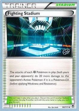 Fighting Stadium (90/111) (The Flying Hammer - Rowan Stavenow) [World Championships 2015] - Dark Crystal Cards