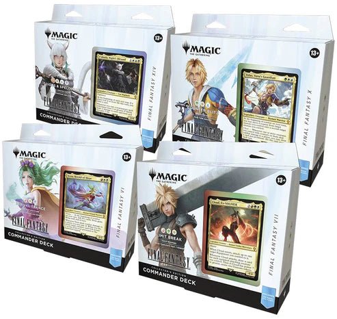 Final Fantasy Commander Decks Collector's Edition Set of 4 Pre - order - Dark Crystal Cards