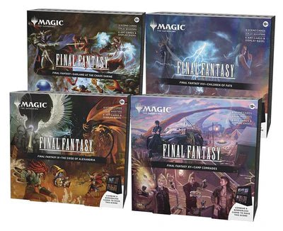 Final Fantasy Scene Boxes - Set of 4 - Dark Crystal Cards