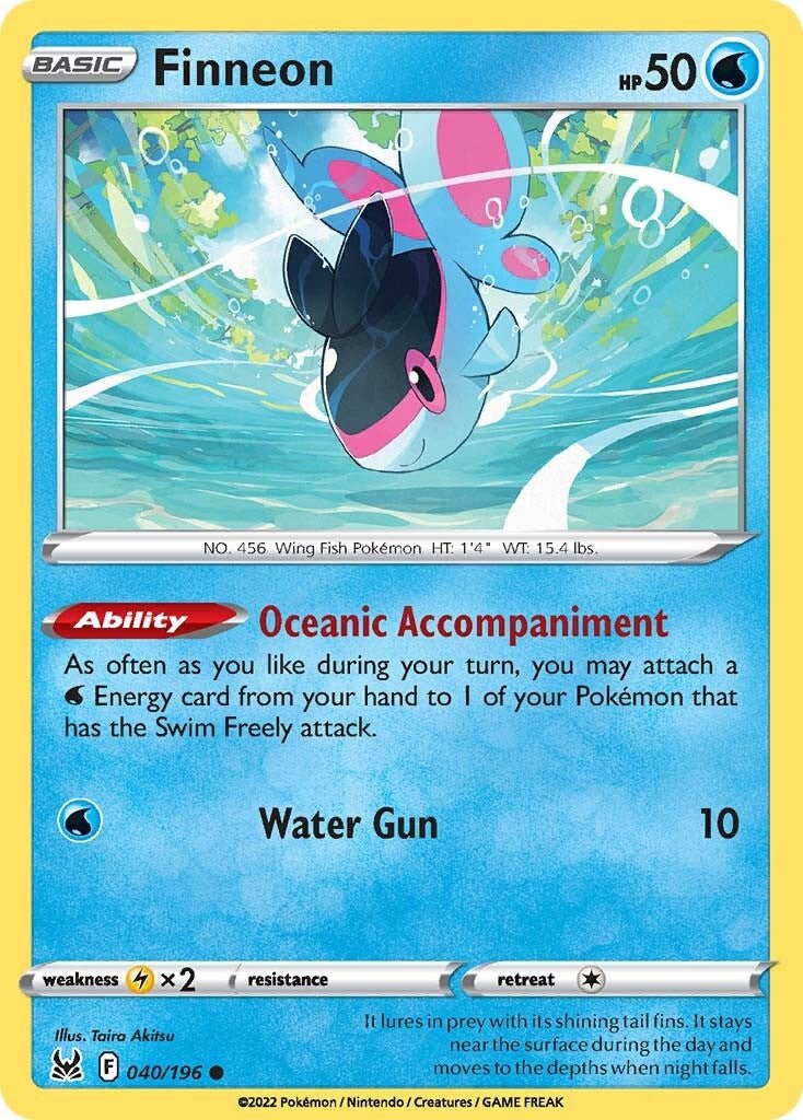 Finneon (040/196) [Sword & Shield: Lost Origin] - Dark Crystal Cards