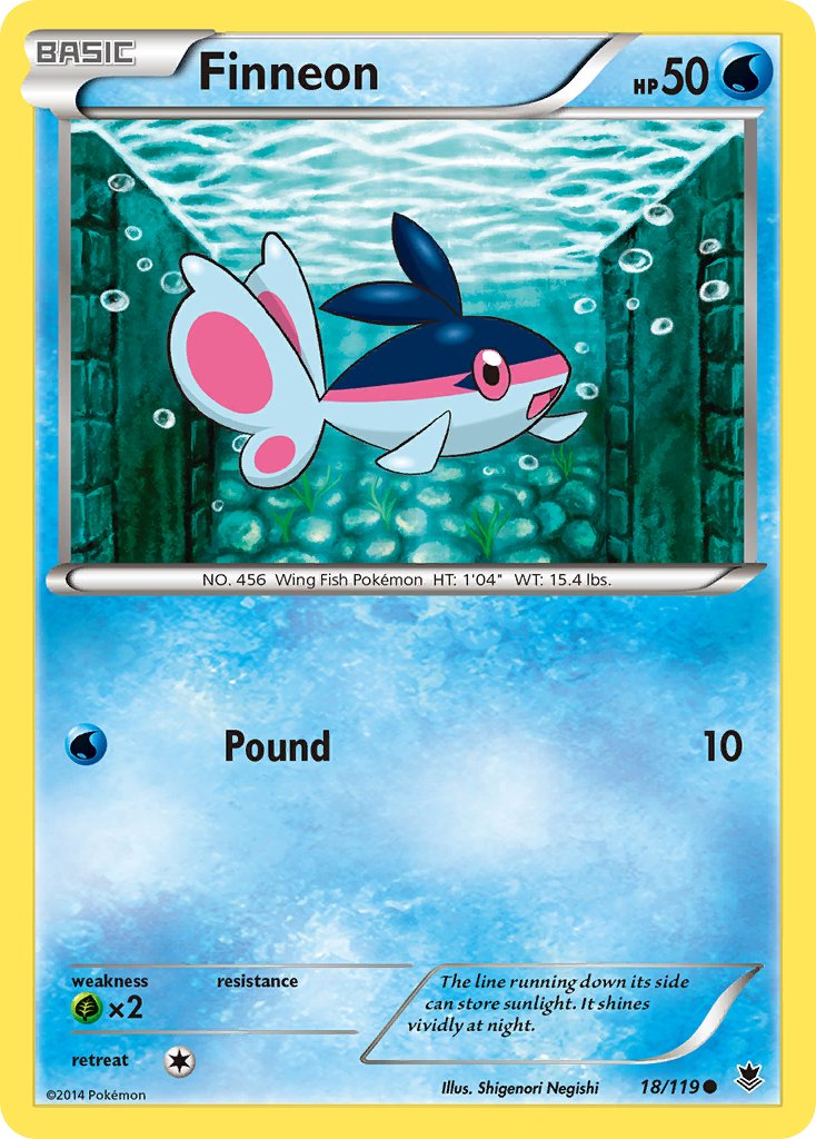 Finneon (18/119) [XY: Phantom Forces] - Dark Crystal Cards