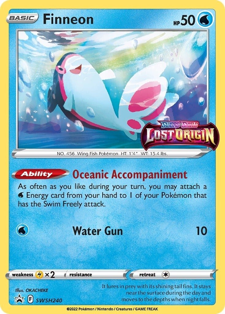 Finneon (SWSH240) [Sword & Shield: Black Star Promos] - Dark Crystal Cards