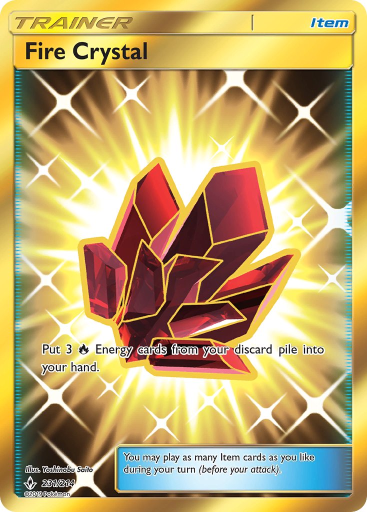 Fire Crystal (231/214) [Sun & Moon: Unbroken Bonds] - Dark Crystal Cards