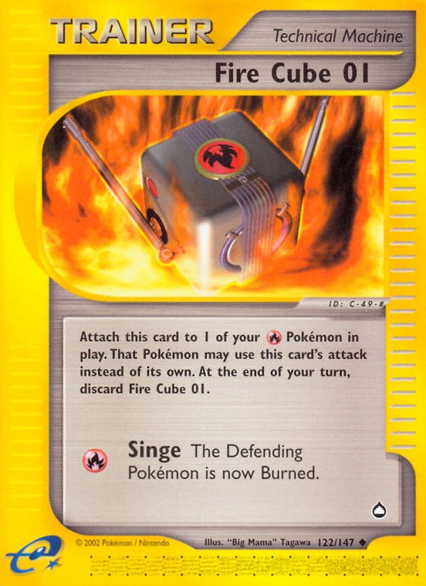 Fire Cube 01 (122/147) [Aquapolis] - Dark Crystal Cards