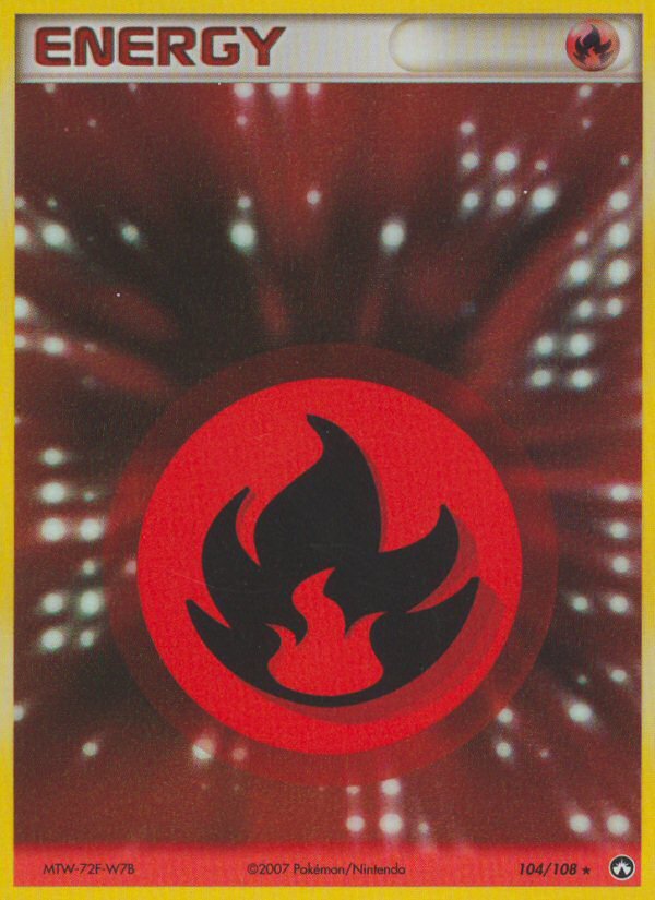 Fire Energy (104/108) [EX: Power Keepers] - Dark Crystal Cards