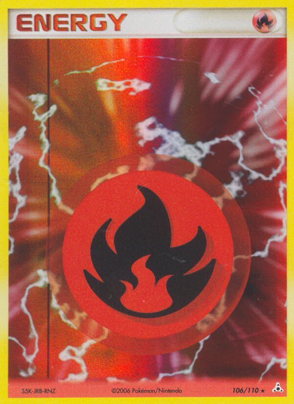 Fire Energy (106/110) [EX: Holon Phantoms] - Dark Crystal Cards