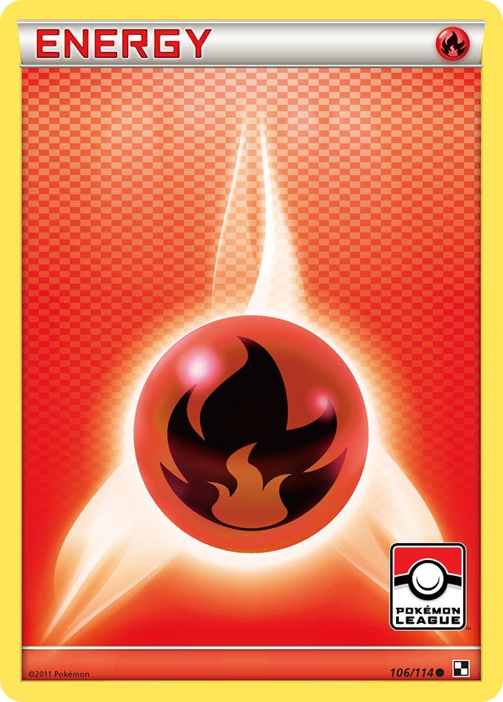 Fire Energy (106/114) [Black & White: Base Set] - Dark Crystal Cards