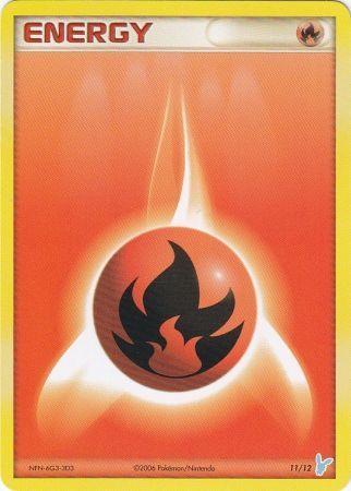 Fire Energy (11/12) [EX: Trainer Kit 2 - Minun] - Dark Crystal Cards