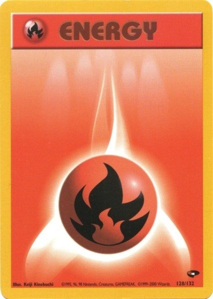 Fire Energy (128/132) [Gym Challenge Unlimited] - Dark Crystal Cards