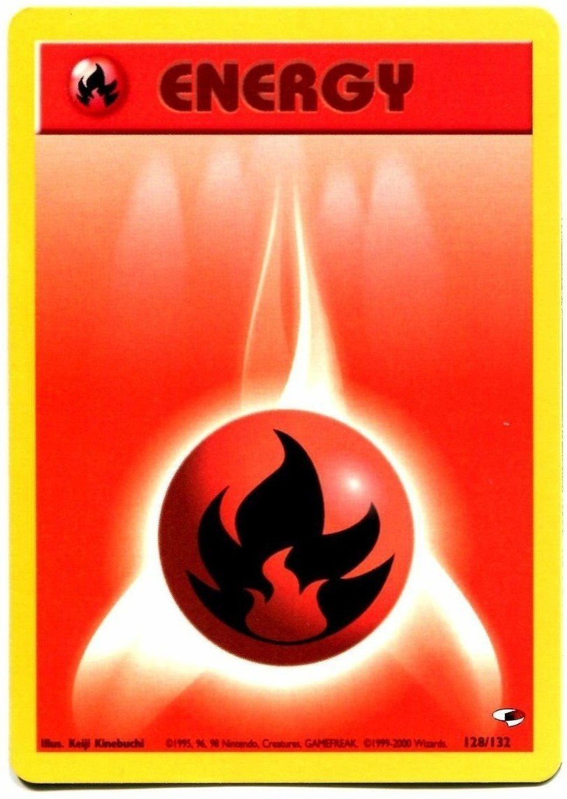 Fire Energy (128/132) [Gym Heroes Unlimited] - Dark Crystal Cards
