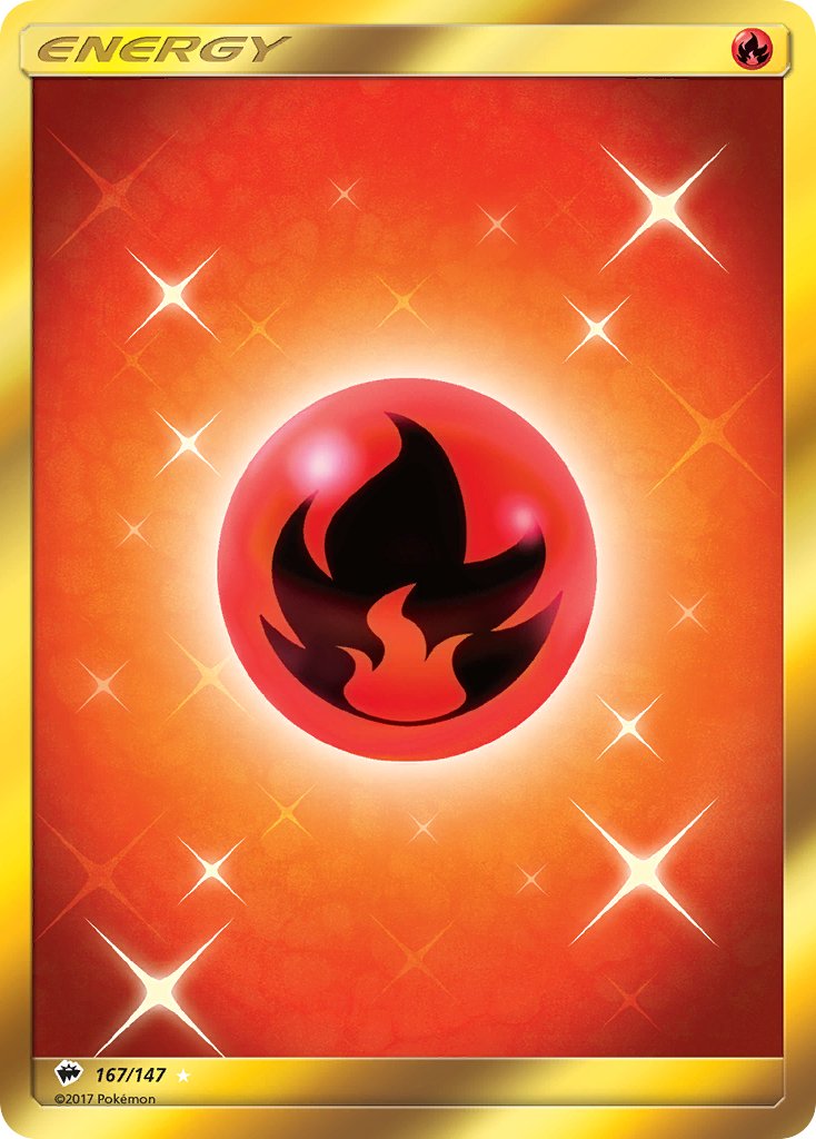 Fire Energy (167/147) [Sun & Moon: Burning Shadows] - Dark Crystal Cards